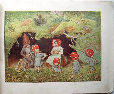 画像3: BARNENS STORA JULKALENDER TOMTEBOBARNEN(1912年)