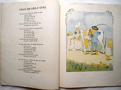 画像1: BARNENS STORA JULKALENDER Blommornas Bok(1932年)